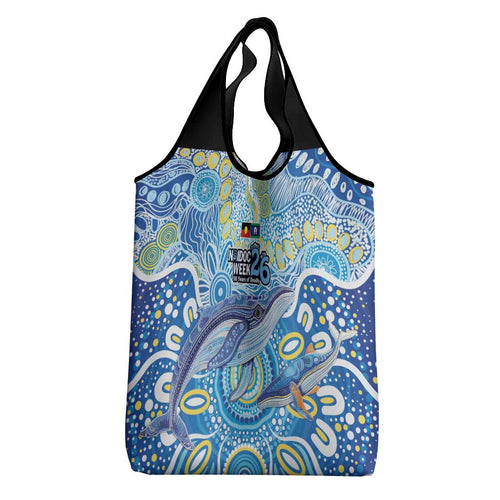 NAIDOC Week 2026 Grocery Bag Dreaming of Whales Aboriginal Dot Art