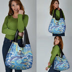 NAIDOC Week 2026 Grocery Bag Dreaming of Whales Aboriginal Dot Art