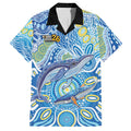 NAIDOC Week 2026 Hawaiian Shirt Dreaming of Whales Aboriginal Dot Art
