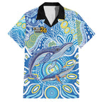 NAIDOC Week 2026 Hawaiian Shirt Dreaming of Whales Aboriginal Dot Art