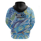 NAIDOC Week 2026 Hoodie Dreaming of Whales Aboriginal Dot Art