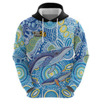 NAIDOC Week 2026 Hoodie Dreaming of Whales Aboriginal Dot Art