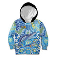NAIDOC Week 2026 Kid Hoodie Dreaming of Whales Aboriginal Dot Art