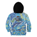 NAIDOC Week 2026 Kid Hoodie Dreaming of Whales Aboriginal Dot Art