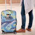 NAIDOC Week 2026 Luggage Cover Dreaming of Whales Aboriginal Dot Art