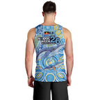 NAIDOC Week 2026 Men Tank Top Dreaming of Whales Aboriginal Dot Art