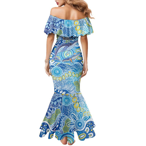 NAIDOC Week 2026 Mermaid Dress Dreaming of Whales Aboriginal Dot Art