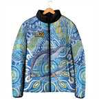 NAIDOC Week 2026 Padded Jacket Dreaming of Whales Aboriginal Dot Art