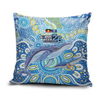 NAIDOC Week 2026 Pillow Cover Dreaming of Whales Aboriginal Dot Art