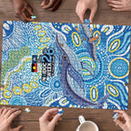 NAIDOC Week 2026 Puzzle Dreaming of Whales Aboriginal Dot Art