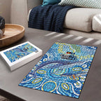 NAIDOC Week 2026 Puzzle Dreaming of Whales Aboriginal Dot Art