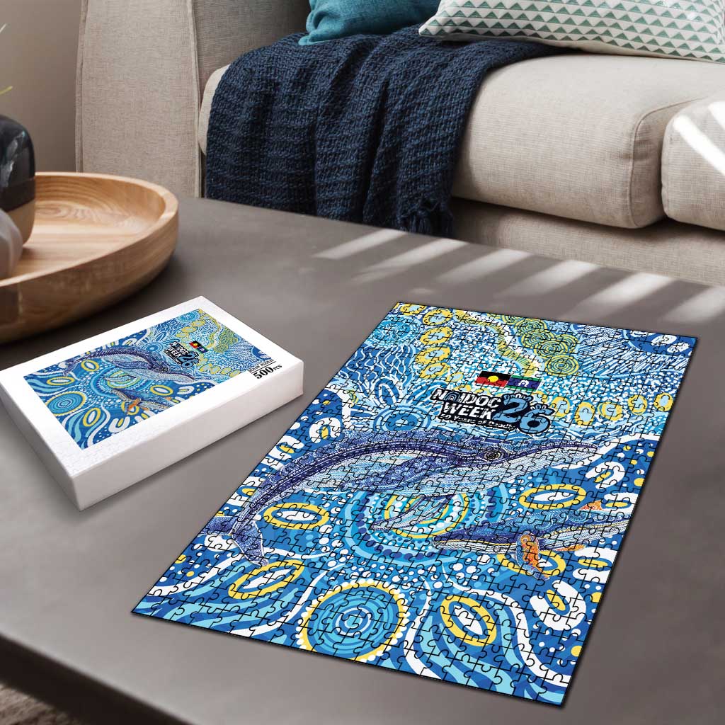 NAIDOC Week 2026 Puzzle Dreaming of Whales Aboriginal Dot Art