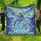 NAIDOC Week 2026 Quilt Dreaming of Whales Aboriginal Dot Art