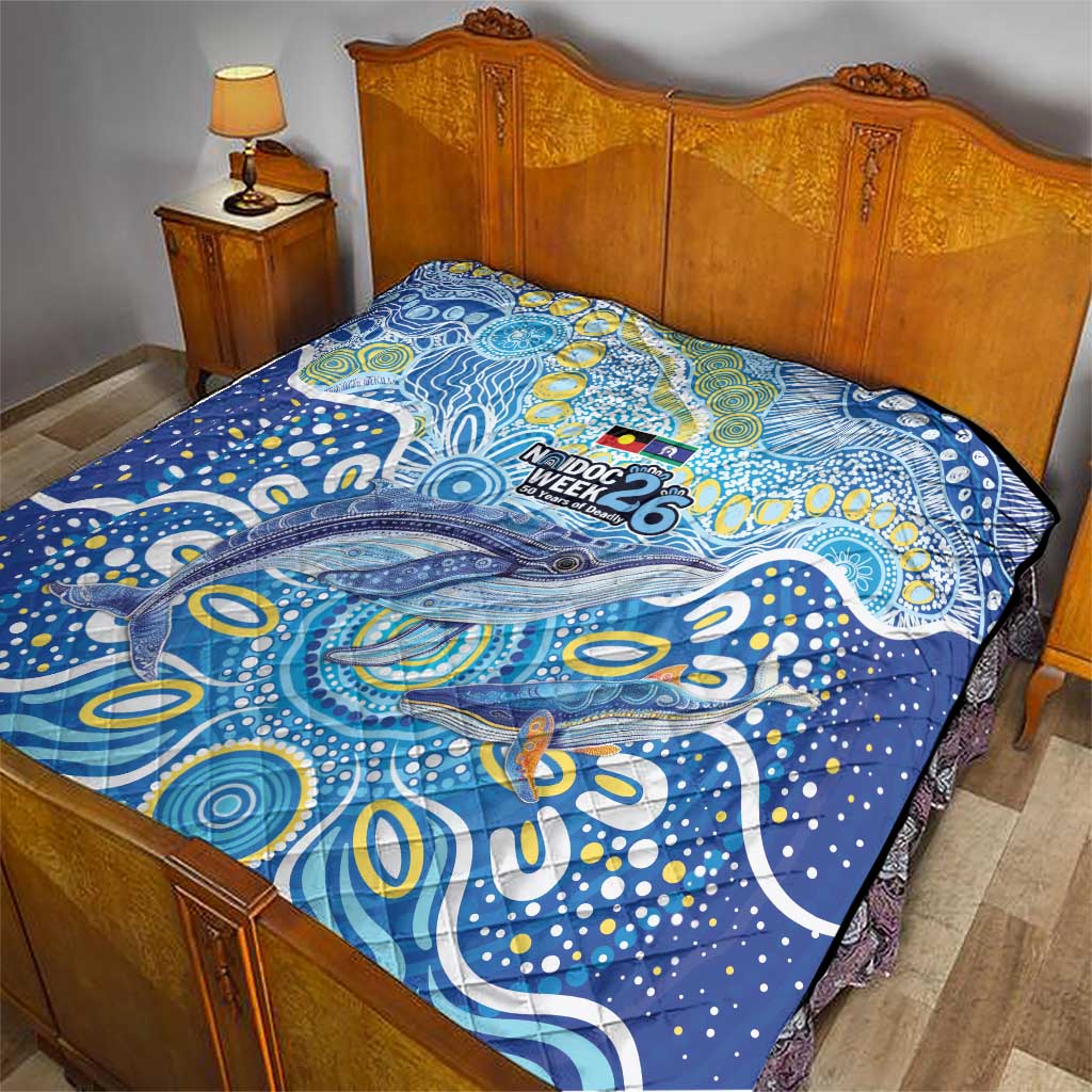 NAIDOC Week 2026 Quilt Dreaming of Whales Aboriginal Dot Art