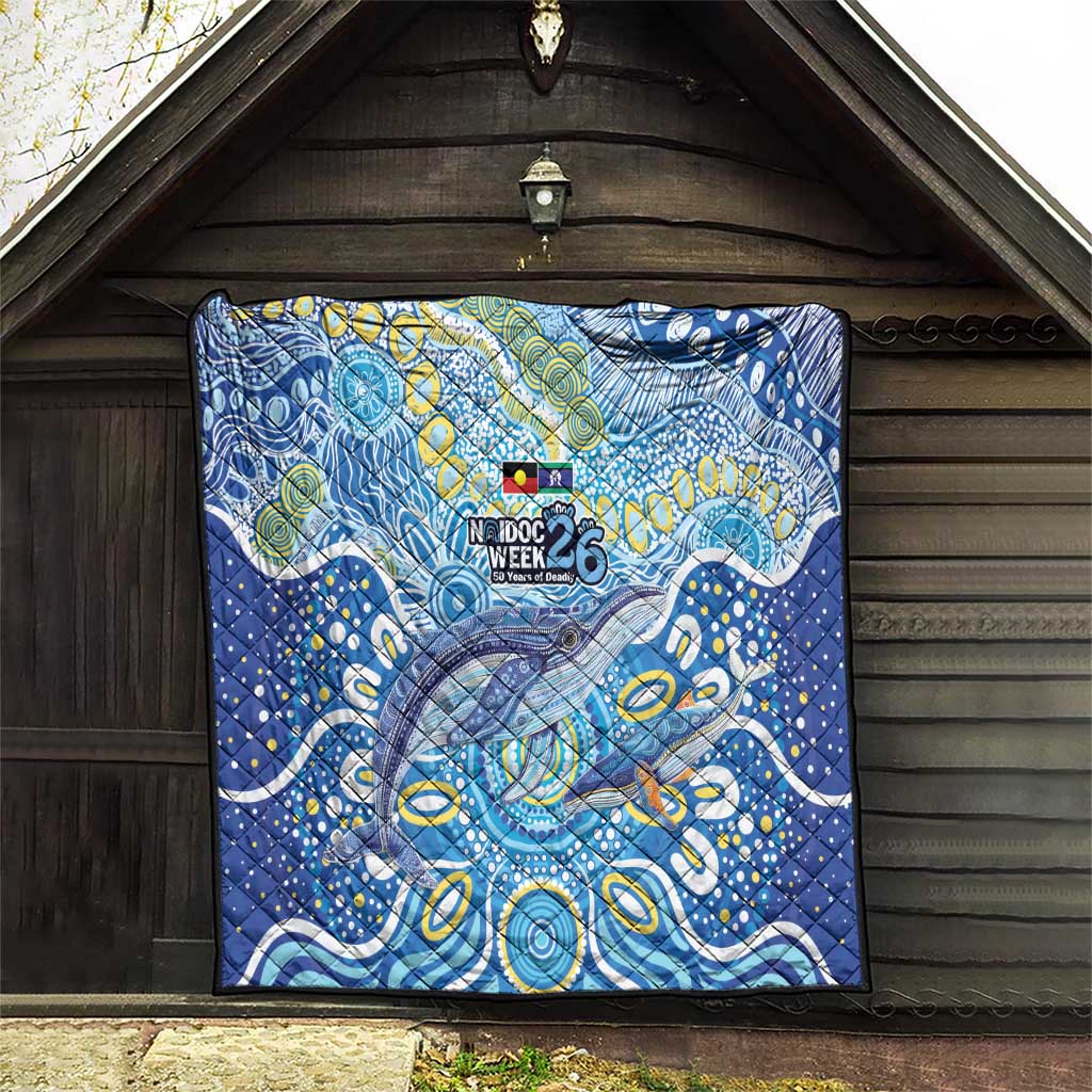 NAIDOC Week 2026 Quilt Dreaming of Whales Aboriginal Dot Art