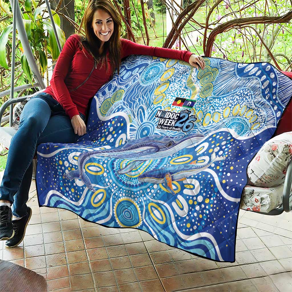 NAIDOC Week 2026 Quilt Dreaming of Whales Aboriginal Dot Art
