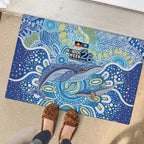 NAIDOC Week 2026 Rubber Doormat Dreaming of Whales Aboriginal Dot Art