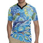 NAIDOC Week 2026 Rugby Jersey Dreaming of Whales Aboriginal Dot Art