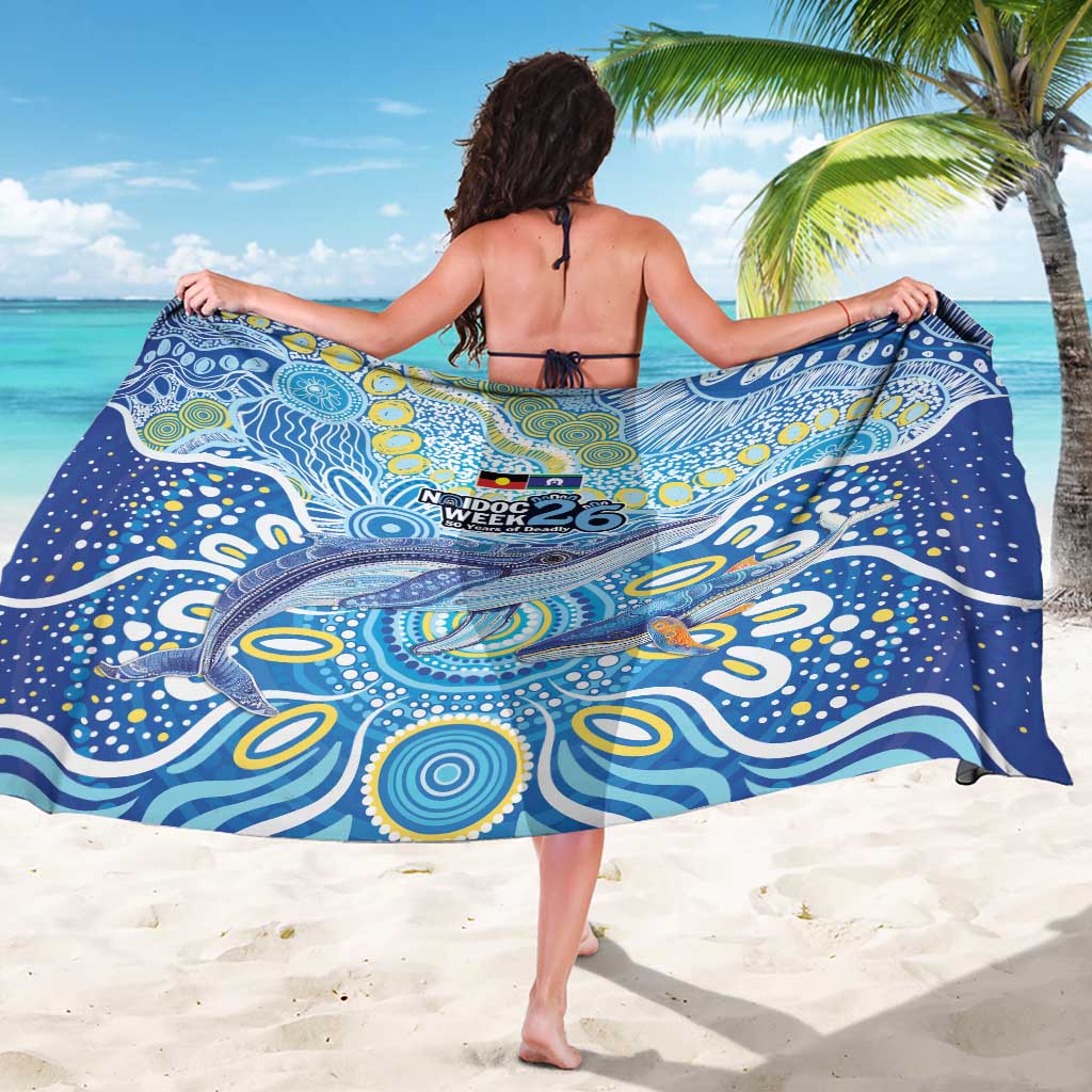 NAIDOC Week 2026 Sarong Dreaming of Whales Aboriginal Dot Art