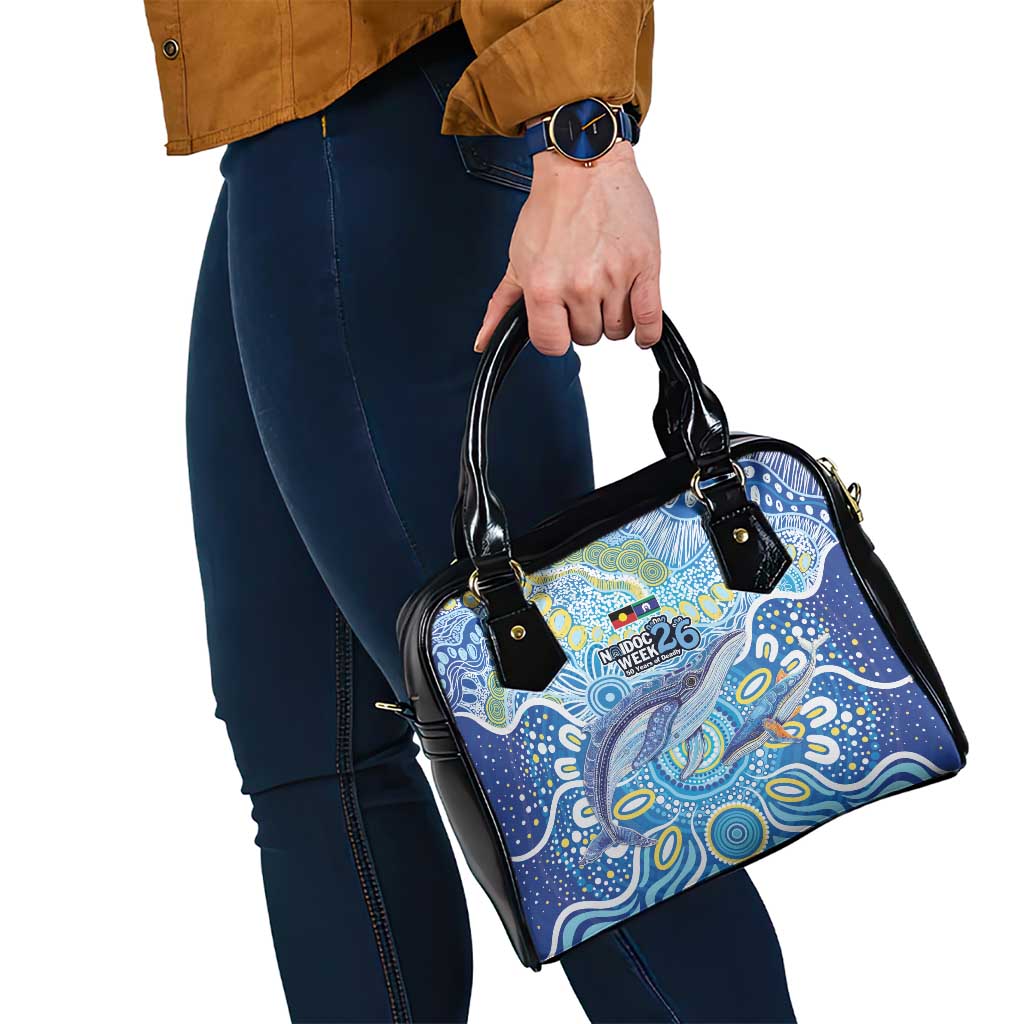 NAIDOC Week 2026 Shoulder Handbag Dreaming of Whales Aboriginal Dot Art