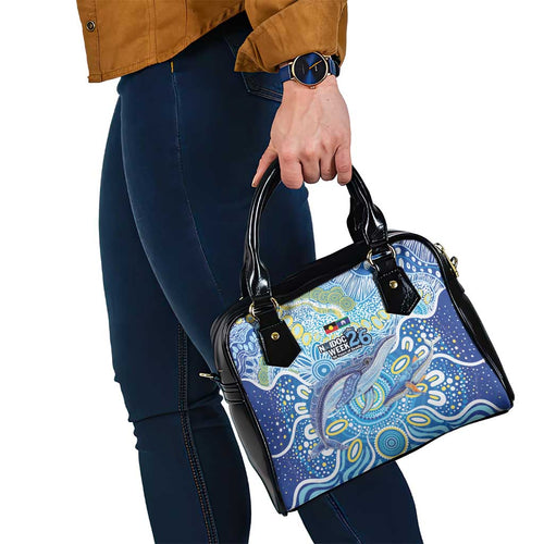 NAIDOC Week 2026 Shoulder Handbag Dreaming of Whales Aboriginal Dot Art