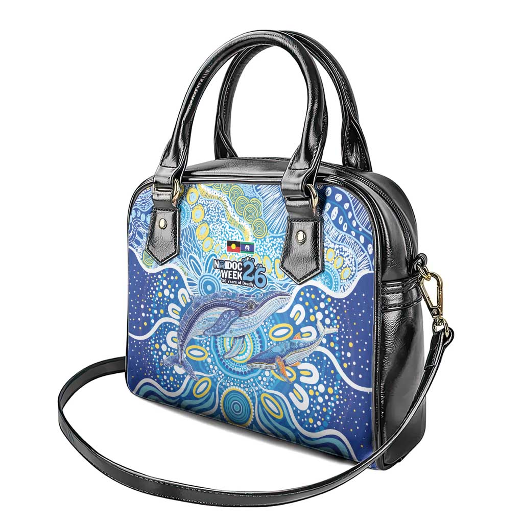NAIDOC Week 2026 Shoulder Handbag Dreaming of Whales Aboriginal Dot Art