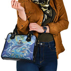NAIDOC Week 2026 Shoulder Handbag Dreaming of Whales Aboriginal Dot Art