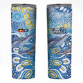 NAIDOC Week 2026 Skinny Tumbler Dreaming of Whales Aboriginal Dot Art