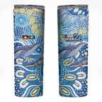 NAIDOC Week 2026 Skinny Tumbler Dreaming of Whales Aboriginal Dot Art