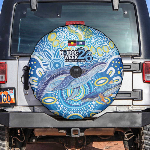 NAIDOC Week 2026 Spare Tire Cover Dreaming of Whales Aboriginal Dot Art