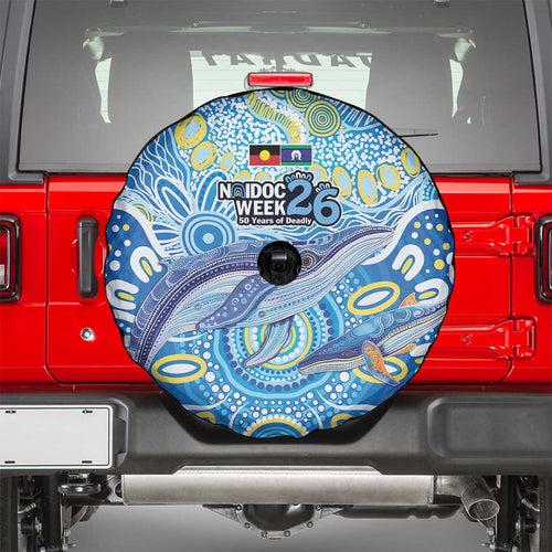 NAIDOC Week 2026 Spare Tire Cover Dreaming of Whales Aboriginal Dot Art