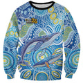 NAIDOC Week 2026 Sweatshirt Dreaming of Whales Aboriginal Dot Art