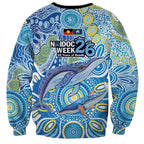NAIDOC Week 2026 Sweatshirt Dreaming of Whales Aboriginal Dot Art