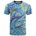 NAIDOC Week 2026 T Shirt Dreaming of Whales Aboriginal Dot Art