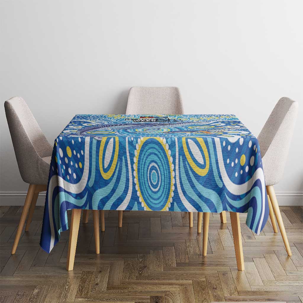 NAIDOC Week 2026 Tablecloth Dreaming of Whales Aboriginal Dot Art