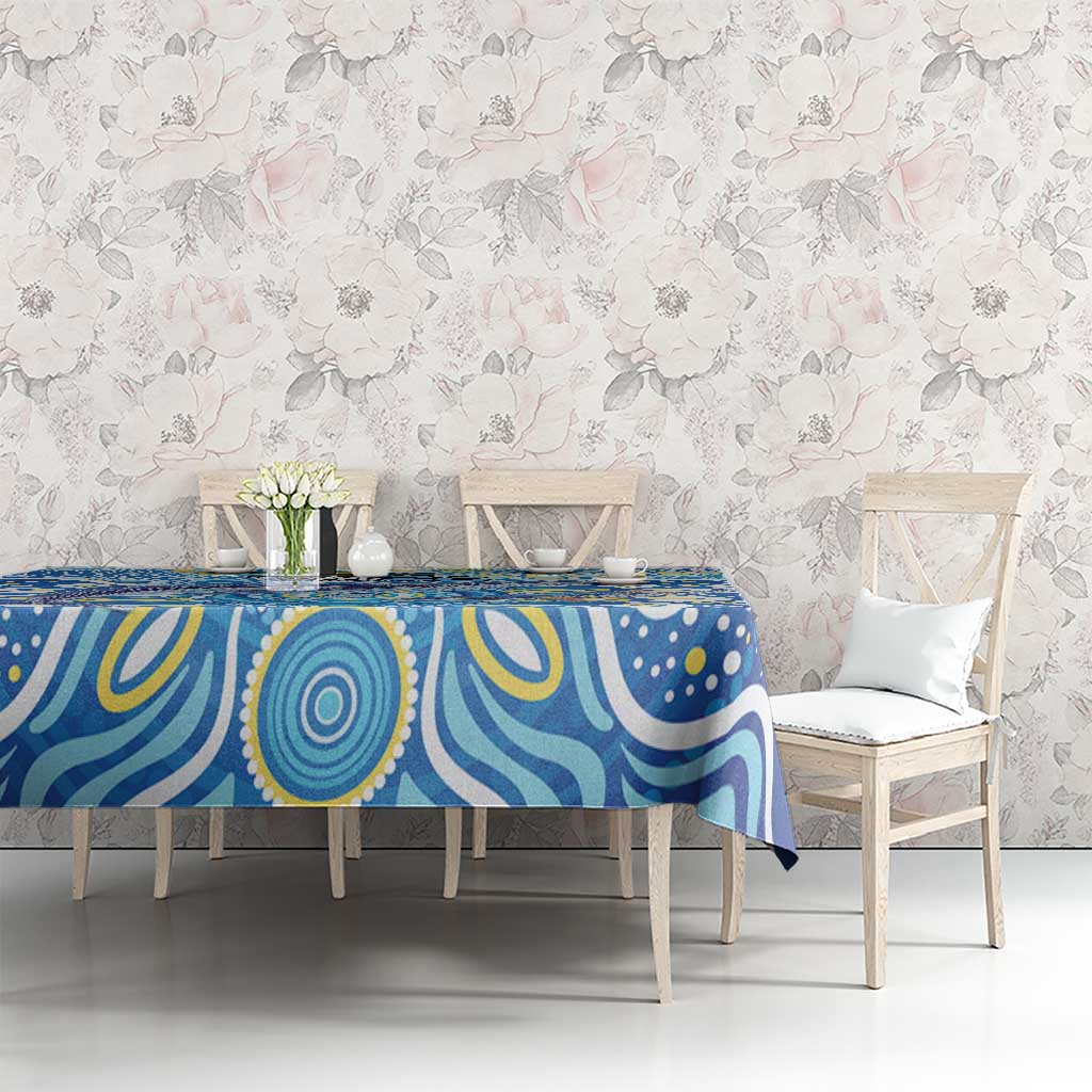 NAIDOC Week 2026 Tablecloth Dreaming of Whales Aboriginal Dot Art