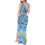NAIDOC Week 2026 Tank Maxi Dress Dreaming of Whales Aboriginal Dot Art