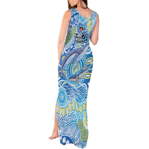 NAIDOC Week 2026 Tank Maxi Dress Dreaming of Whales Aboriginal Dot Art