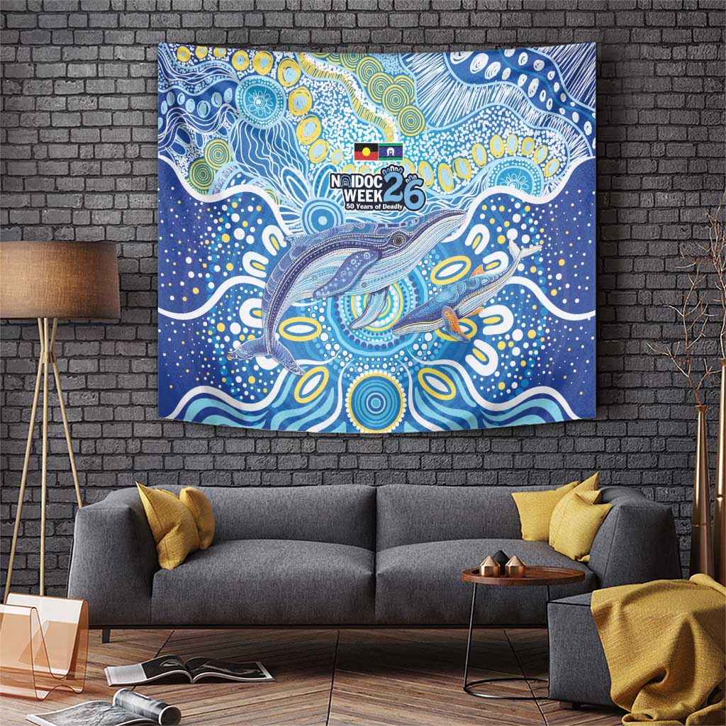 NAIDOC Week 2026 Tapestry Dreaming of Whales Aboriginal Dot Art