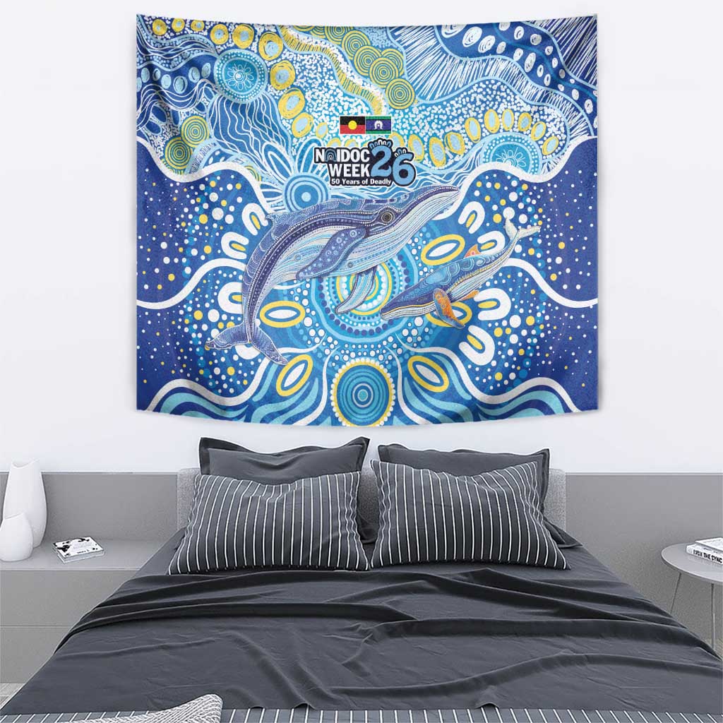 NAIDOC Week 2026 Tapestry Dreaming of Whales Aboriginal Dot Art