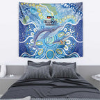 NAIDOC Week 2026 Tapestry Dreaming of Whales Aboriginal Dot Art