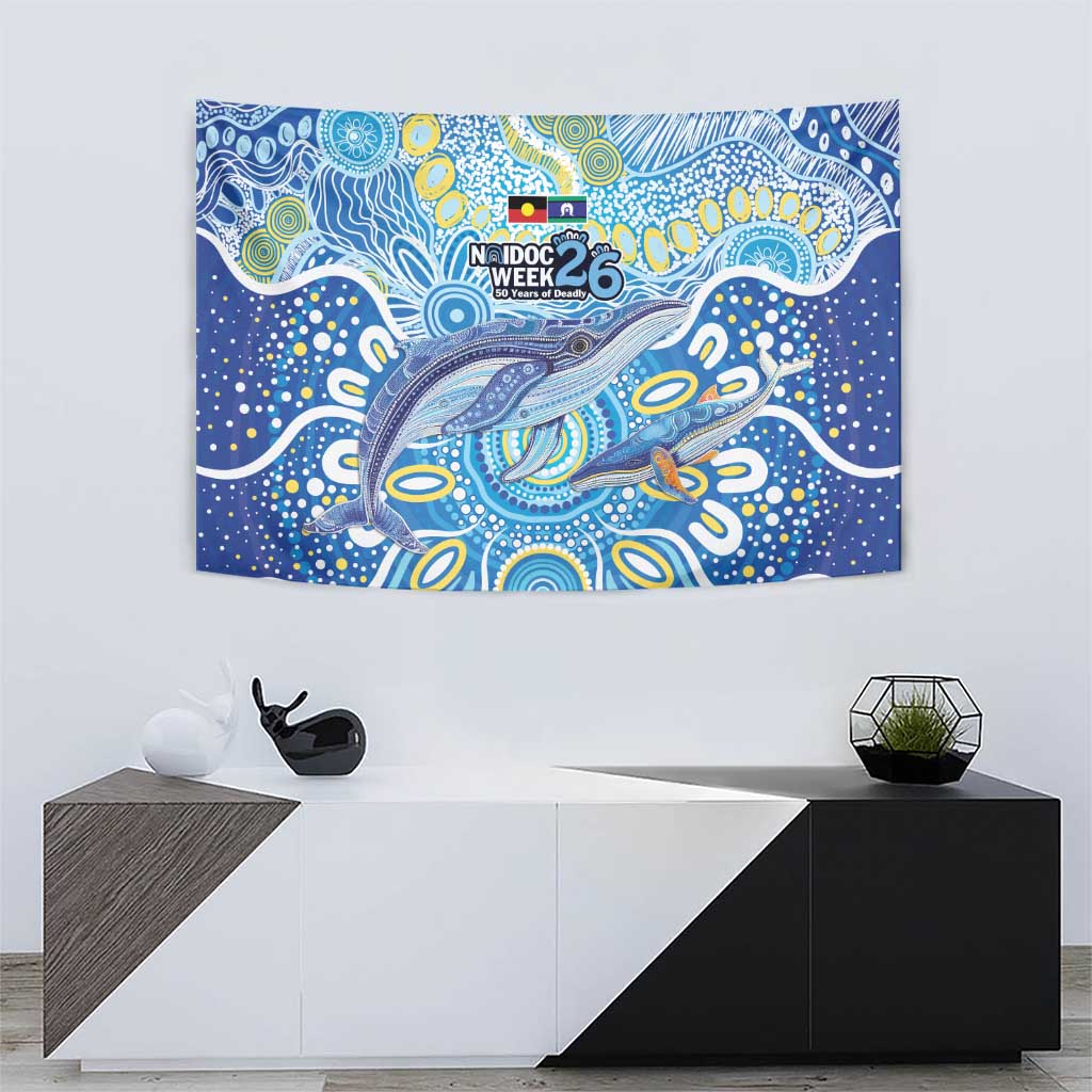 NAIDOC Week 2026 Tapestry Dreaming of Whales Aboriginal Dot Art