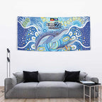 NAIDOC Week 2026 Tapestry Dreaming of Whales Aboriginal Dot Art