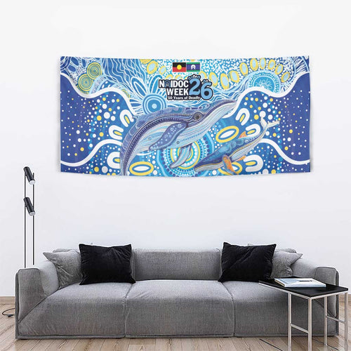 NAIDOC Week 2026 Tapestry Dreaming of Whales Aboriginal Dot Art