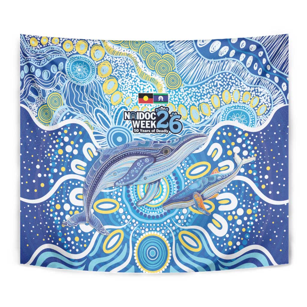 NAIDOC Week 2026 Tapestry Dreaming of Whales Aboriginal Dot Art