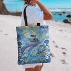 NAIDOC Week 2026 Tote Bag Dreaming of Whales Aboriginal Dot Art