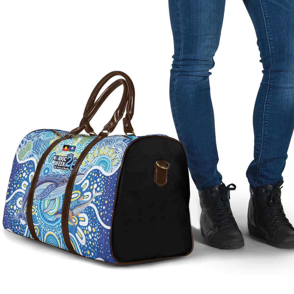 NAIDOC Week 2026 Travel Bag Dreaming of Whales Aboriginal Dot Art