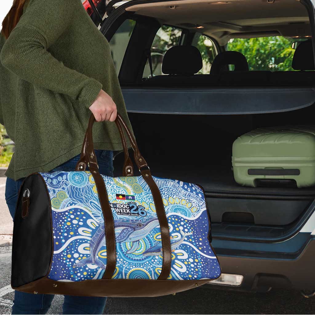 NAIDOC Week 2026 Travel Bag Dreaming of Whales Aboriginal Dot Art