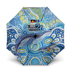 NAIDOC Week 2026 Umbrella Dreaming of Whales Aboriginal Dot Art