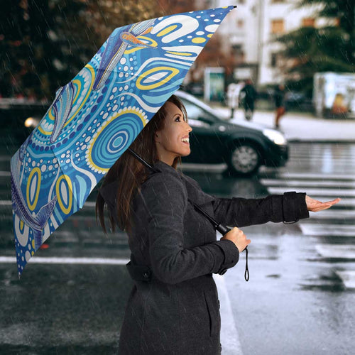 NAIDOC Week 2026 Umbrella Dreaming of Whales Aboriginal Dot Art
